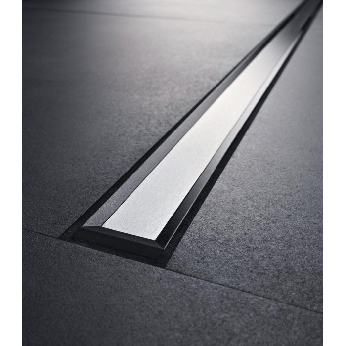 Geberit дренажный канал CleanLine20, L30-90см, тёмный/матовый металл