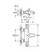 Смеситель для ванны GROHE Grohtherm 800 34567000