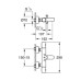 Смеситель для ванны GROHE Grohtherm 1000 Cosmopolitan M 34215002