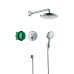 ShowerSet Raindance Select S/ShowerSelect S Душевой набор (верхний, ручной душ, ibox, термостат)