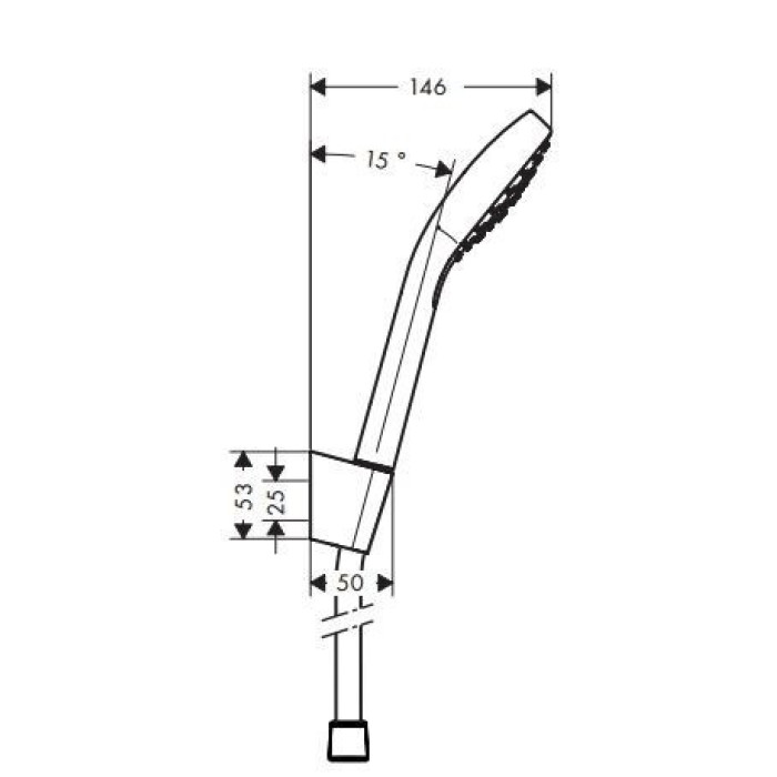 Душевой набор HANSGROHE Croma Select E Porter Set