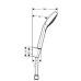 Душовий набір HANSGROHE Croma Select E Porter Set