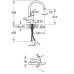 Змішувач для кухні GROHE Eurosmart New 33202003