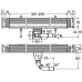 Душевой лоток Advantix Wall drain Vario высота 90мм, 300-1200мм, (736552)