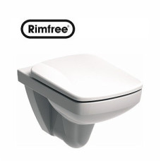 NOVA PRO унітаз підвісний, прямокутний, Rimfree, з сидінням з матеріалу Duroplast Soft Close