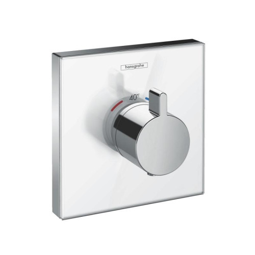 ShowerSelect Highflow Термостат з високою прусною здатністю, прихований монтаж, білий/хром