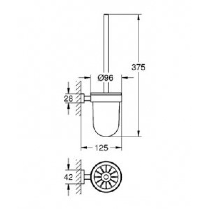 Колба скляна для йоржика Grohe