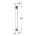 Silverflex Longlife Душовий шланг 1,5 м, хром