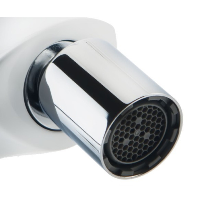 Eurostyle Змішувач одноважільний для біде DN 15 S-Size`, колір Moon White, Yang White