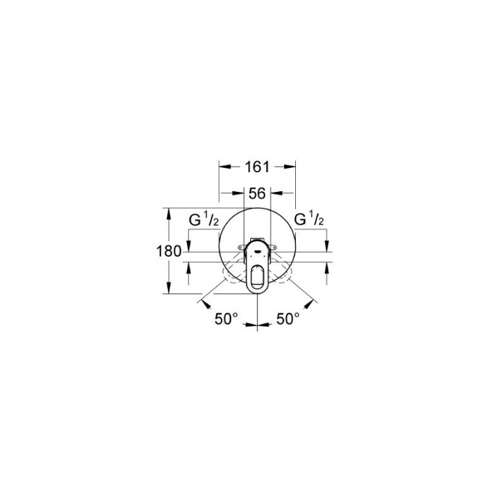 Смеситель для душа GROHE BauLoop 052870