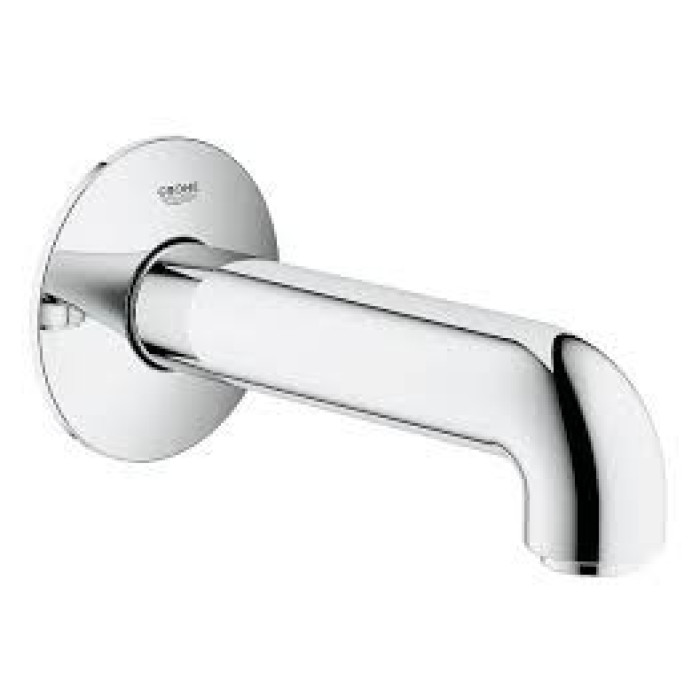 BauClassic Neutral Излив для ванны со стены, настенный монтаж, хром