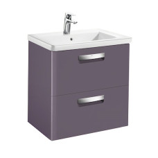 GAP тумба 600*440*645мм с раковиной, 2 выдверки ящикаика, цвет фиолетовый матовый