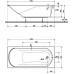 Ванна  акриловая KOLO COMFORT 170*75 см