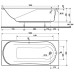 Ванна акриловая KOLO COMFORT 180*80 см 056043