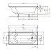 Ванна акриловая KOLO OPAL PLUS  160х70 см
