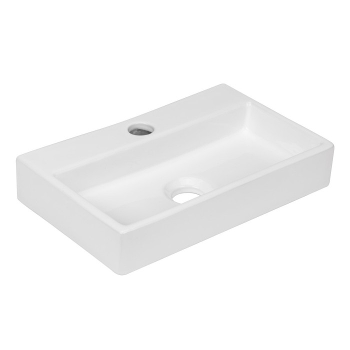 VOLLE умивальник 380x240x70mm прямокутний з отвором під змішувач