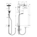 Crometta S 240 1jet Showerpipe Reno Душова система
