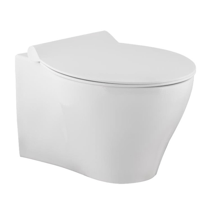 IBERIA Rimless унітаз 550*355*400 мм підвісний, сидіння тверде Slim slow-closing