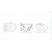 ALTEA Rimless унітаз 53*35,5*40см підвісний у комплекті з сидінням Slim slow-closing