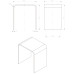 Стул каменный VOLLE Solid surface, 400*300*430mm