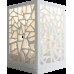 Декоративний ажурний світильник, кам'яний Solid surface 150*150*220mm