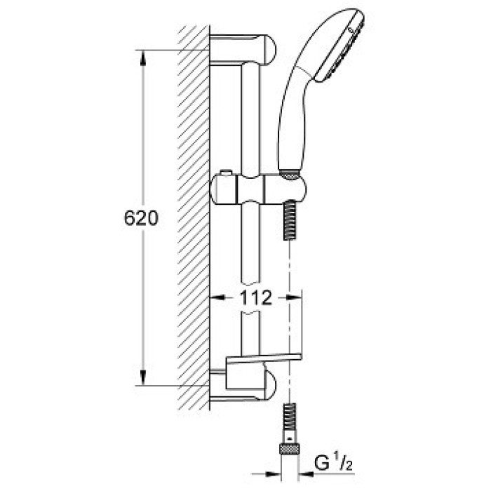 Душовий набір GROHE New Tempesta 061873