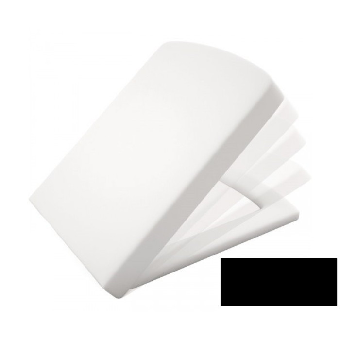 TEO black сидіння Duroplast slow-closing