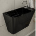 TEO black умивальник 50*28*35см моноблок підвісний