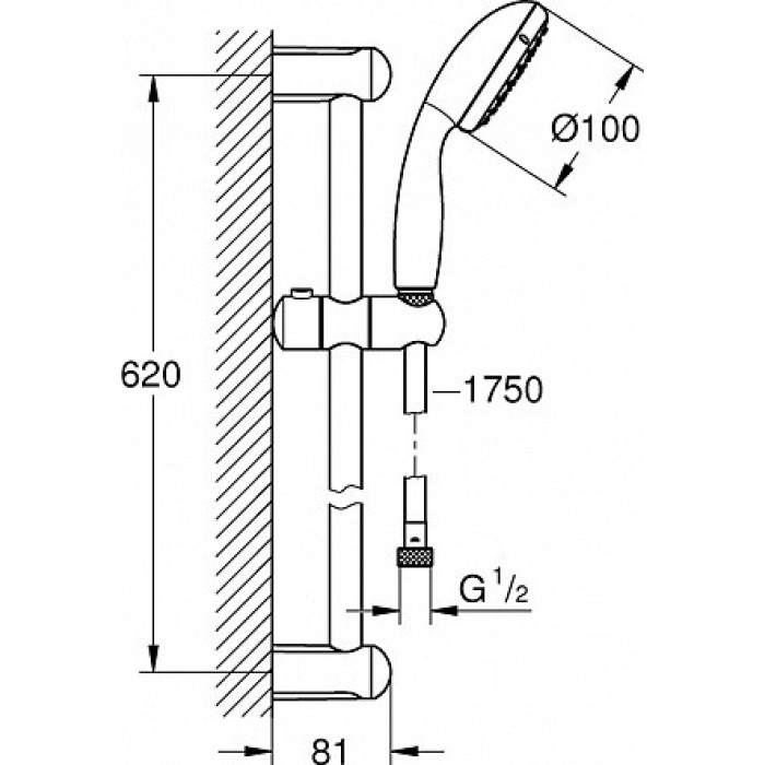 Душовий набір GROHE Tempesta 27598001