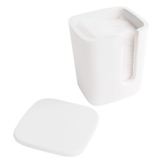 Коробочка для спонжиків кам'яна Solid surface 70*70*105мм
