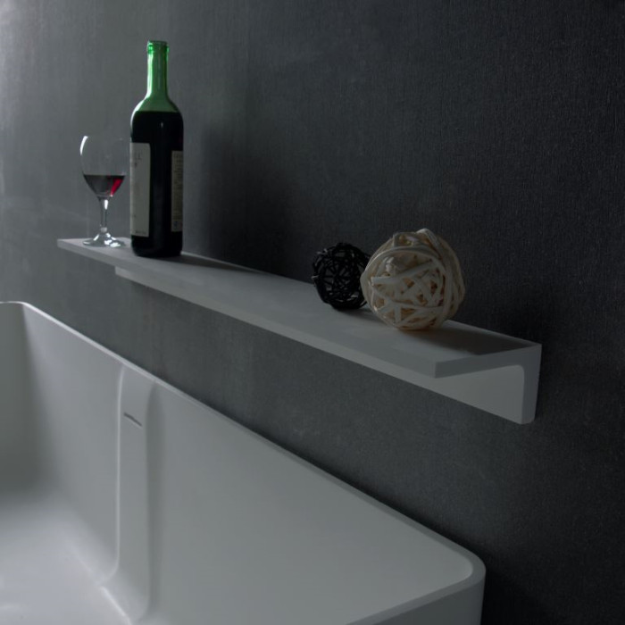Полиця кам'яна Solid surface 450*120*65мм