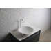 Умивальник 51,5*10,5см накладний кам'яний круглий Solid surface