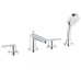 Смеситель двухвентильный на борт ванны с душем GROHE BauLoop
