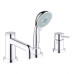 Смеситель для ванны на 3 отверстия GROHE BauClassic 2511800A