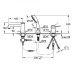 Змішувач для ванни на 3 отвори GROHE BauClassic 2511800A