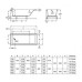 EASY ванна 150*70см, акриловая, прямоугольная, с ножками, объём 161л
