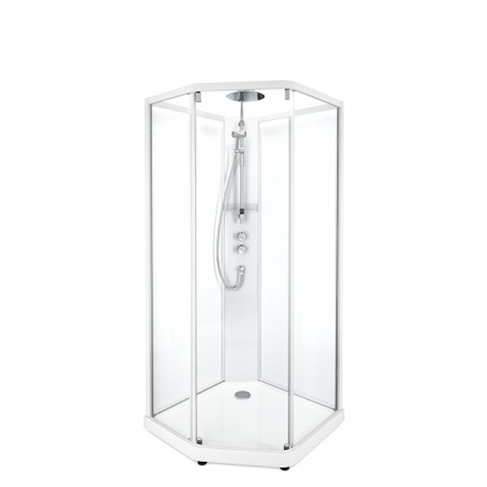 Душевая кабина IDO SHOWERAMA 10-5 Comfort, 90*90см, пятиугольная
