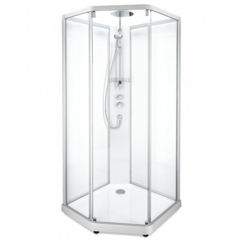 Душова кабіна IDO SHOWERAMA 10-5 Comfort 90*90см, п'ятикутна