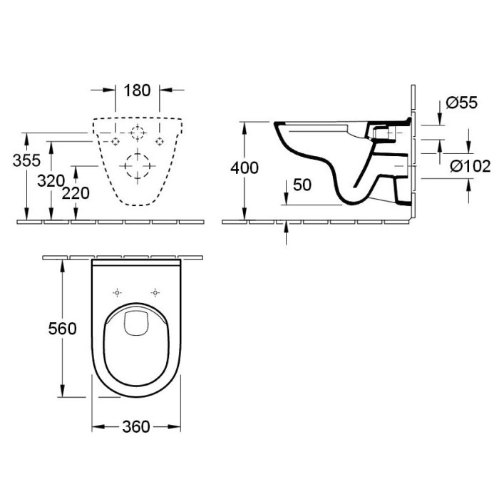 Комплект: O.NOVO DirectFlush унитаз подвесной 5660HR01 с сид. soft-close, IMPRESE Комплект инсталляции 3в1(клавиша PANI хром)