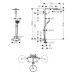 Raindance Select S Showerpipe Душова система 240 1jet P, Powder Rain, з термостатом, хром