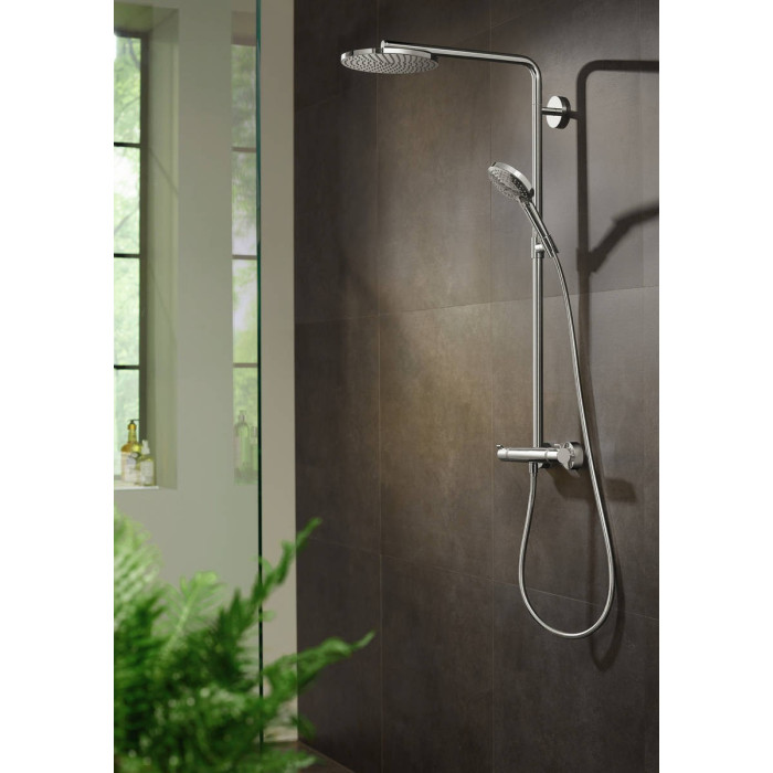 Raindance Select S Showerpipe Душова система 240 1jet P, Powder Rain, з термостатом, хром Raindance Select S Showerpipe Душова система 240 1jet P, Powder Rain, з термостатом, хром