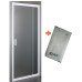 Душевая дверь в нишу Eger  70*80*185 см,