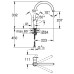 Змішувач для кухні GROHE Eurosmart Cosmopolitan 31481001