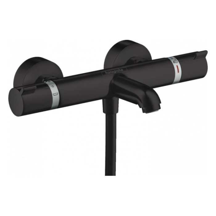 Термостатический смеситель для ванны Hansgrohe Ecostat Comfort Matt Black (13114670)