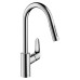 Змішувач для кухні HANSGROHE FOCUS M41, одноважільний 240, з витяжним душем, хром