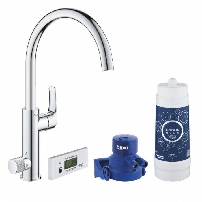 Змішувач для кухні GROHE BLUE Pure Eeurosmart 30383000 із фільтр-краном
