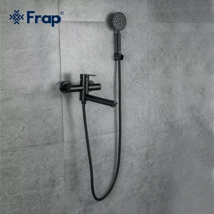 Змішувач для ванни Frap F32801-6, чорний