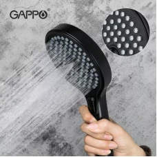 Ручний душ GAPPO G003, 3-режим, чорний