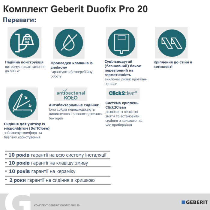 Инсталляция GEBERIT Duofix с подвесным унитазом KOLO IDOL полипропиленовым сиденьем и хромированной кнопкой Delta 20
