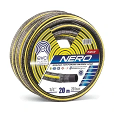 Шланг для поливу Evci Plastik Nero ПВХ Ø 3/4", п'ятишаровий, армований, бухта 50 м